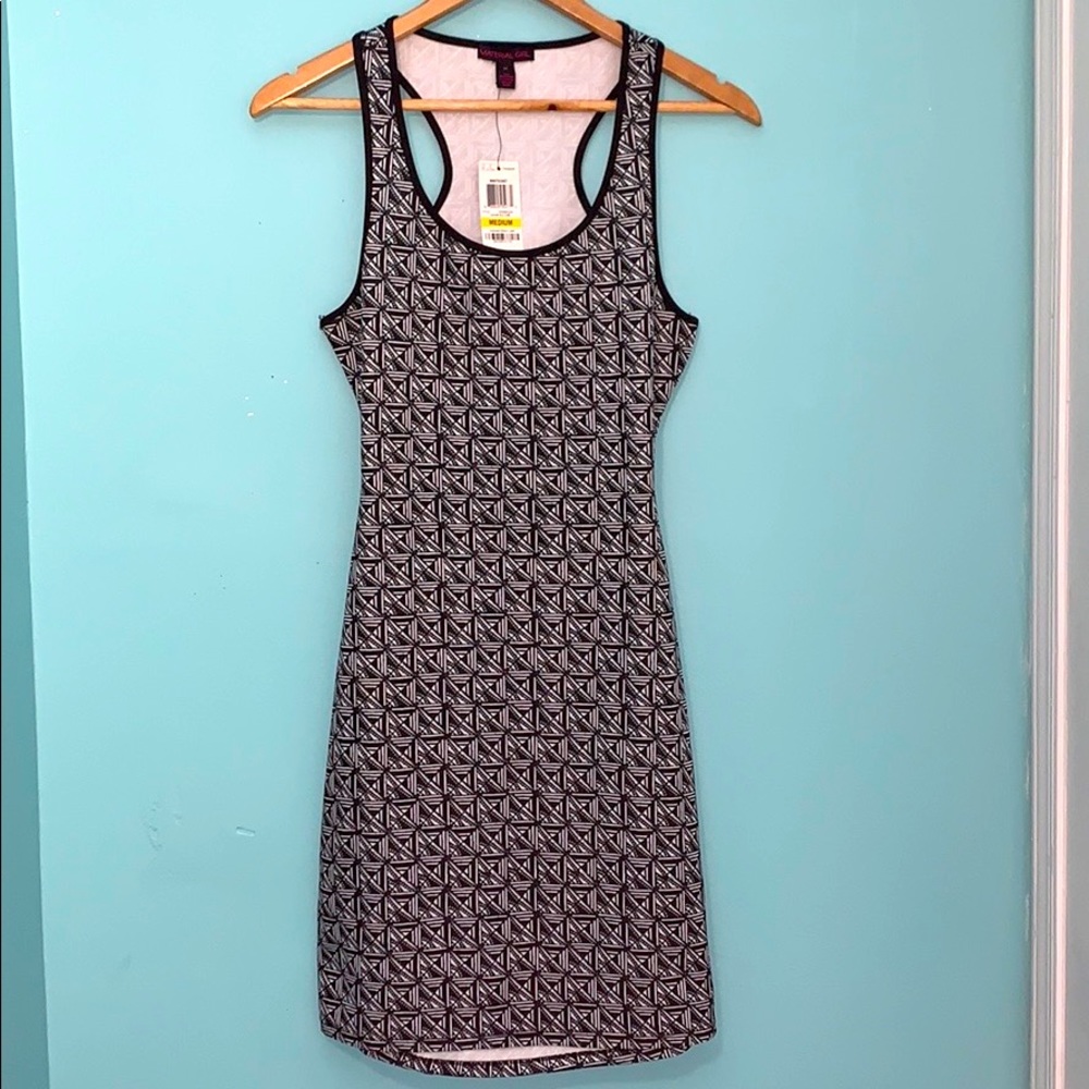 Cut-out back mini dress